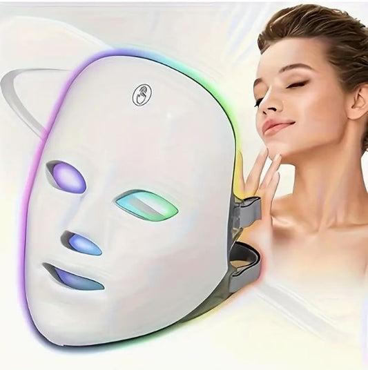 7 Color LED Rechargeable Facial Skin Care Mask - Little Tokyo SA