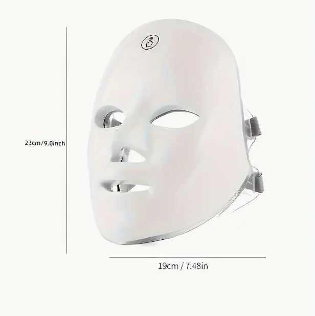 7 Color LED Rechargeable Facial Skin Care Mask - Little Tokyo SA