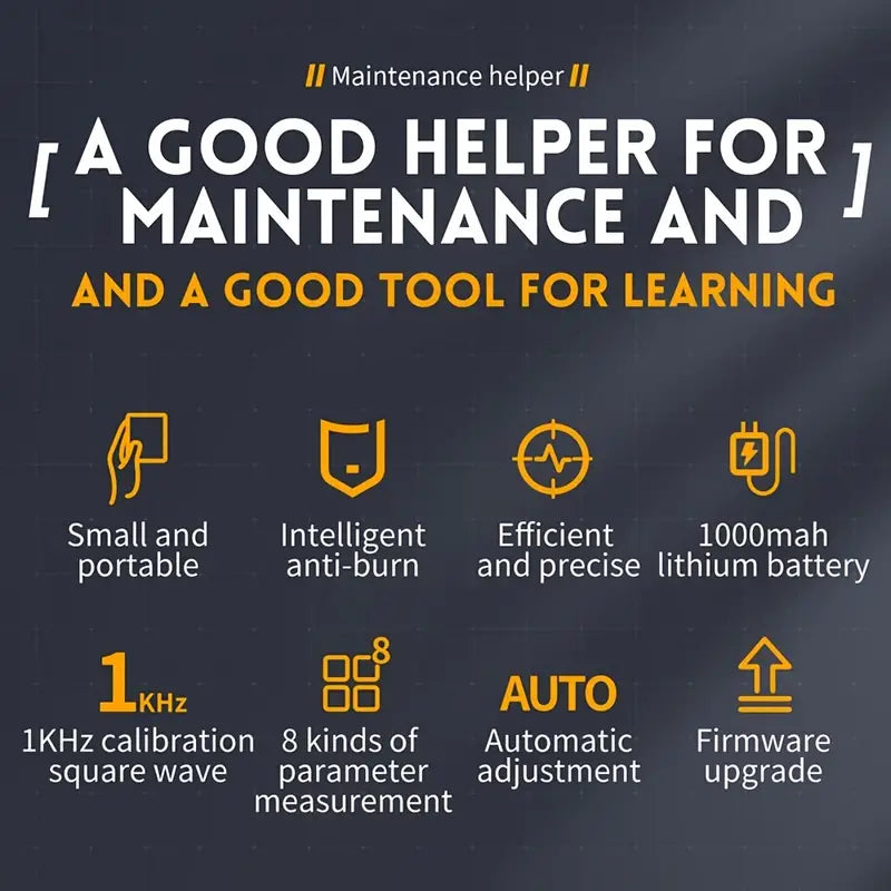 200KHz High-Bandwidth Portable Handheld Digital Oscilloscope - Little Tokyo SA