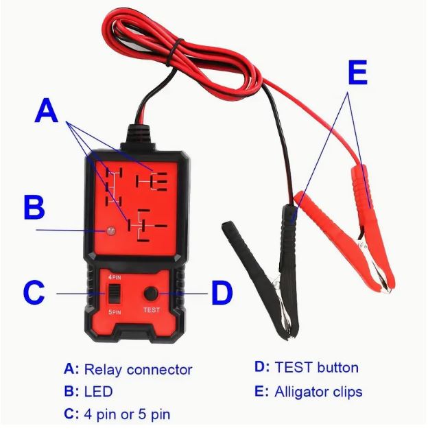 12V Car Relay Tester and Automotive Circuit Detector - Little Tokyo SA