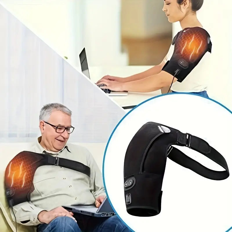 Relax And Rejuvenate With The USB Heated Shoulder Massager Brace - Little Tokyo SA