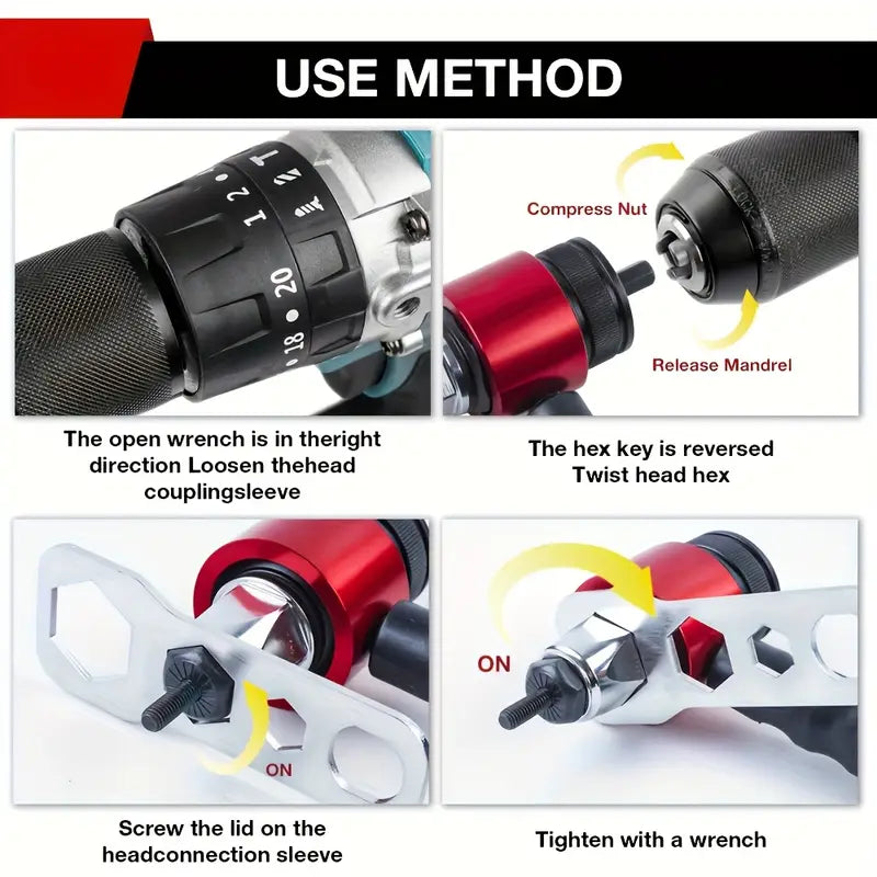 Manual Rivet Nut Gun Kit