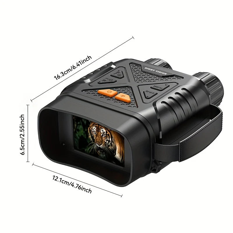 Night Vision Goggles with 10X Digital Zoom, Binoculars Telescope with Long Viewing Distance at night with Built-in Battery