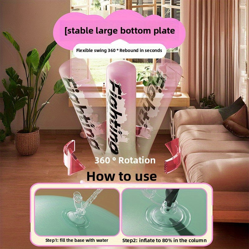 Temu Circre Qi 1.2m thickened PVC boxing punching bag hanging for training and boxing workouts.