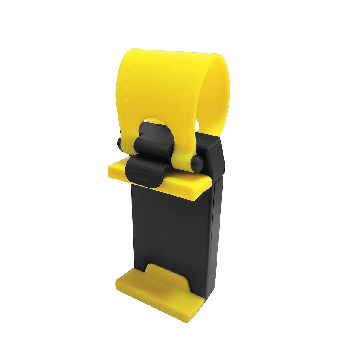 Temu phone stand car steering wheel holder and bike clip mount, secure adjustable phone holder for vehicle and bike use.