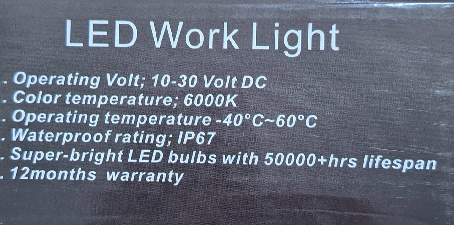 42w LED Work Light For Vehicles