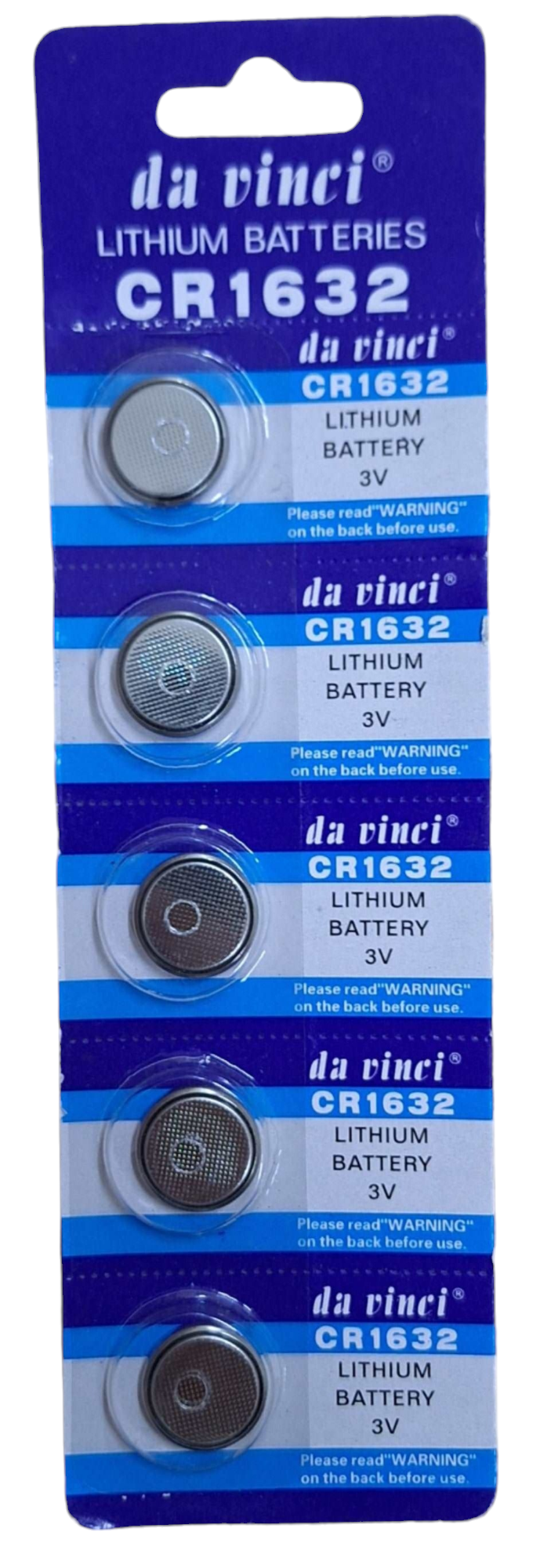 5pc CR1632 3v Lithium Batteries - Little Tokyo SA