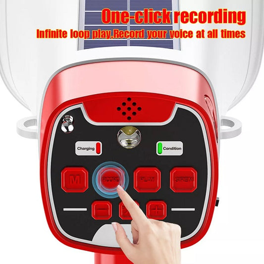 Wireless Solar Powered Loud Hailer Speake - Little Tokyo SA