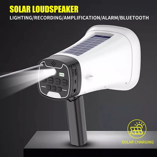 Wireless Solar Powered Loud Hailer Speake - Little Tokyo SA