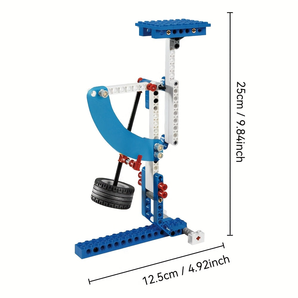 Temu educational building blocks set with multi-technology programming parts for STEM learning and hands-on educational activities.