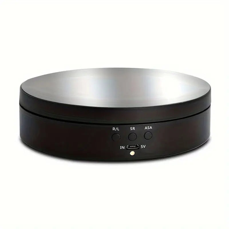 1pc Premium Electric Rotating Display Stand - 360 Degree Auto-Rotation