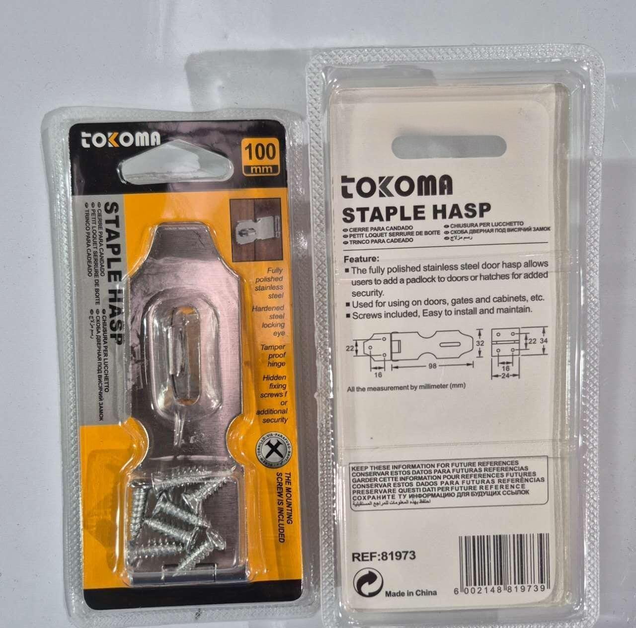 Tokoma High Quality Staple Hasp - Little Tokyo SA