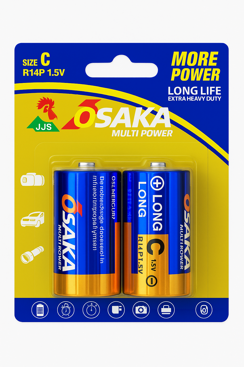 Size C 1.5V Osaka Batteries