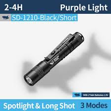 3 Mode Smiling Shark UV Flashlight