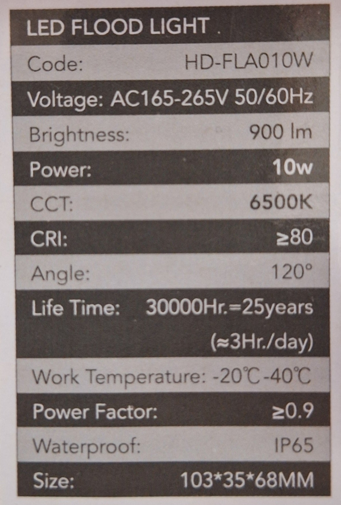 Hello Today Cool White 10 Watt LED Flood Light - Little Tokyo SA