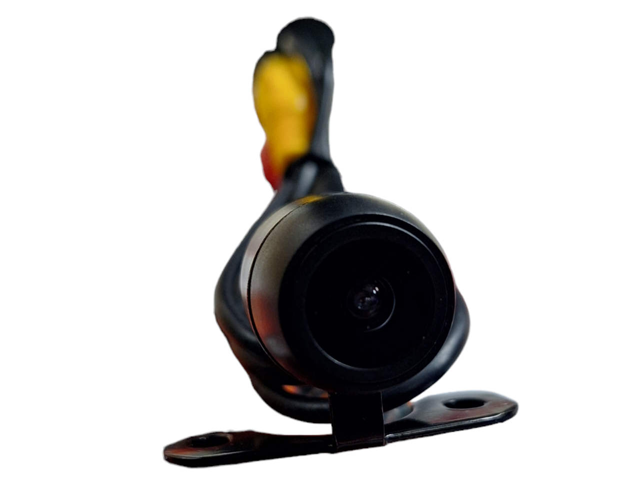 Little Tokyo SA high-definition 12V rearview circular camera showing clear lens and compact design for vehicle backup safety.