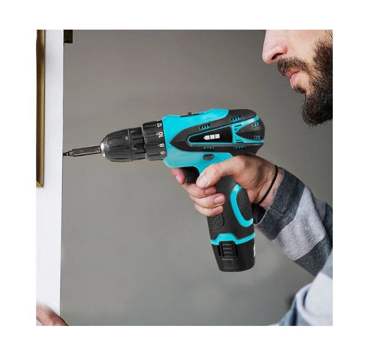 1831506 Cordless 12V Lithium Battery Eletric Drill Set - Little Tokyo SA