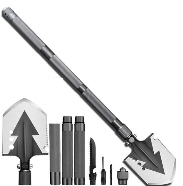 183793 Multifunction Tactical Shovel Folding Camping Survival Emergency Tools - Little Tokyo SA