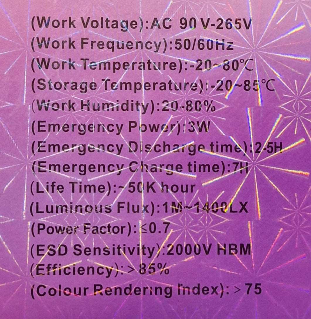 ET Dr. Light 18W LED Rechargeable Bulb E27, compact bulb with a white finish and E27 screw base, illuminated in the image.
