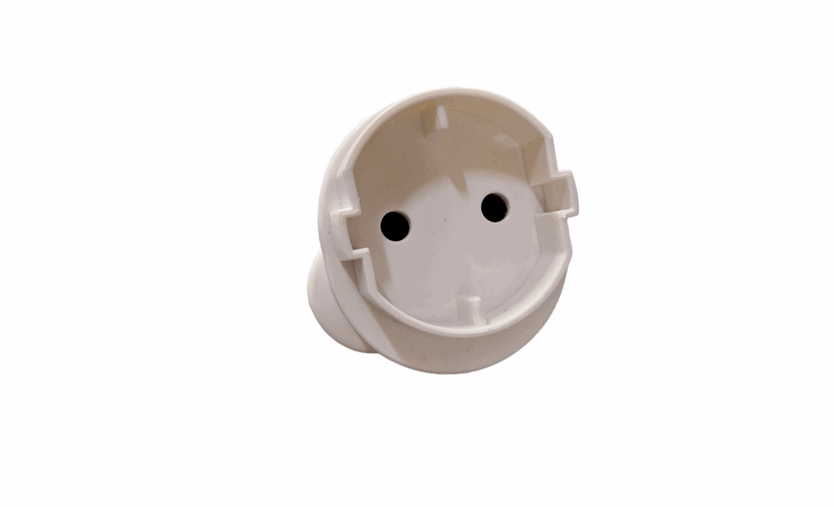 ET 2 Pin Plug 16A 250V, compact electrical plug with two pins for secure connection and safe power transfer.