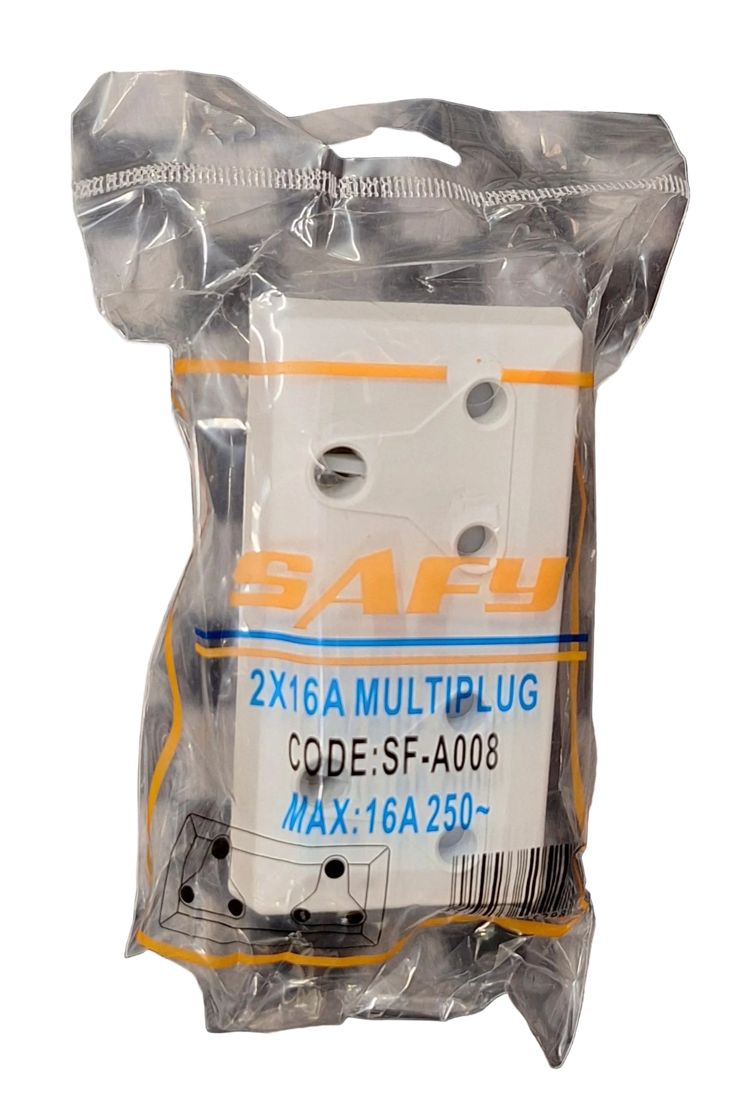 Safy 2x16A 250V Multi-Plug - Little Tokyo SA