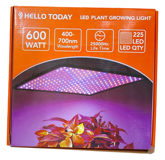 Hello Today 600w LED Grow Light For Plants - Little Tokyo SA