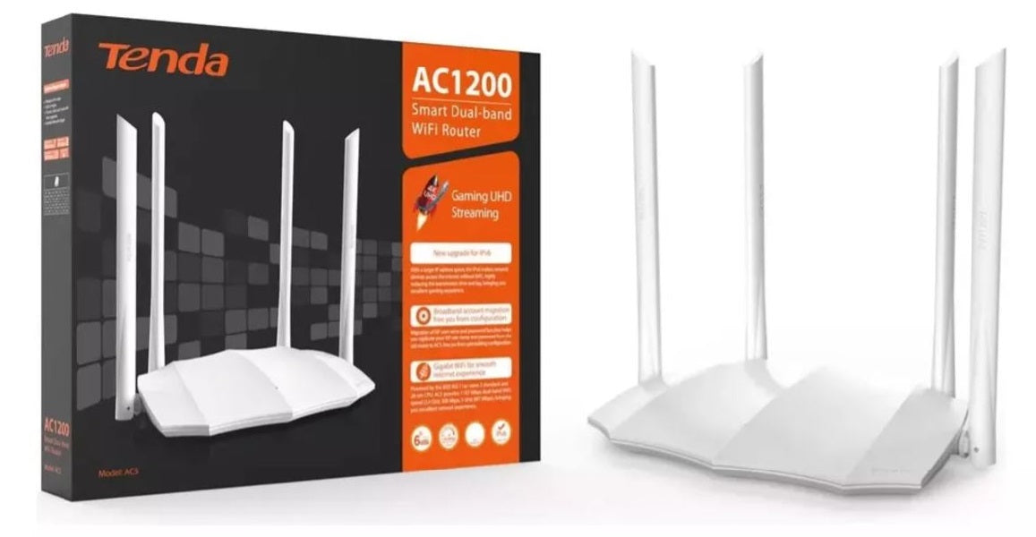 AC5s Tenda AC1200 Dual Band Wifi Router - Little Tokyo SA