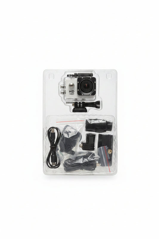 Action Camera - HD 1080P 1.5"/2.0" LCD Screen 12 Megapixles CMOS-Sensor