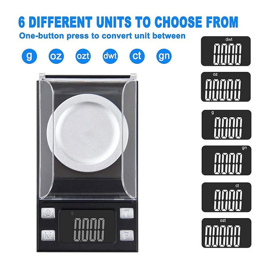 Aerbes Mini Portable 100g/0.01g Jewelry Scale LCD Display - Little Tokyo SA
