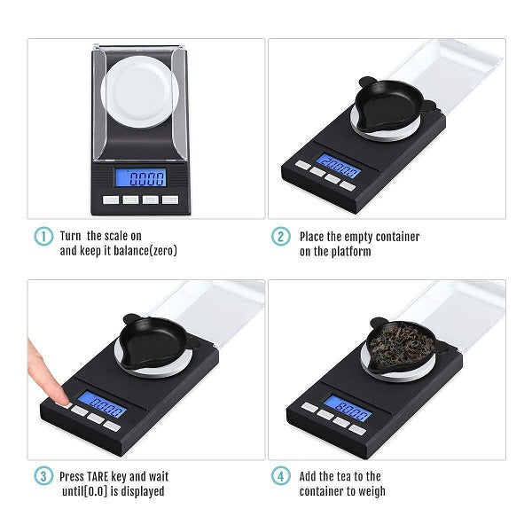 Aerbes AB-C06 Jewelry Scale LCD Display 4.5 Digits 100g/0.01g - Little Tokyo SA