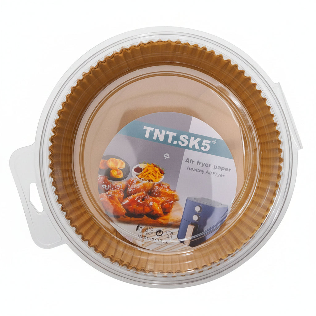 20cm Circular Air Fryer Paper - 60pcs