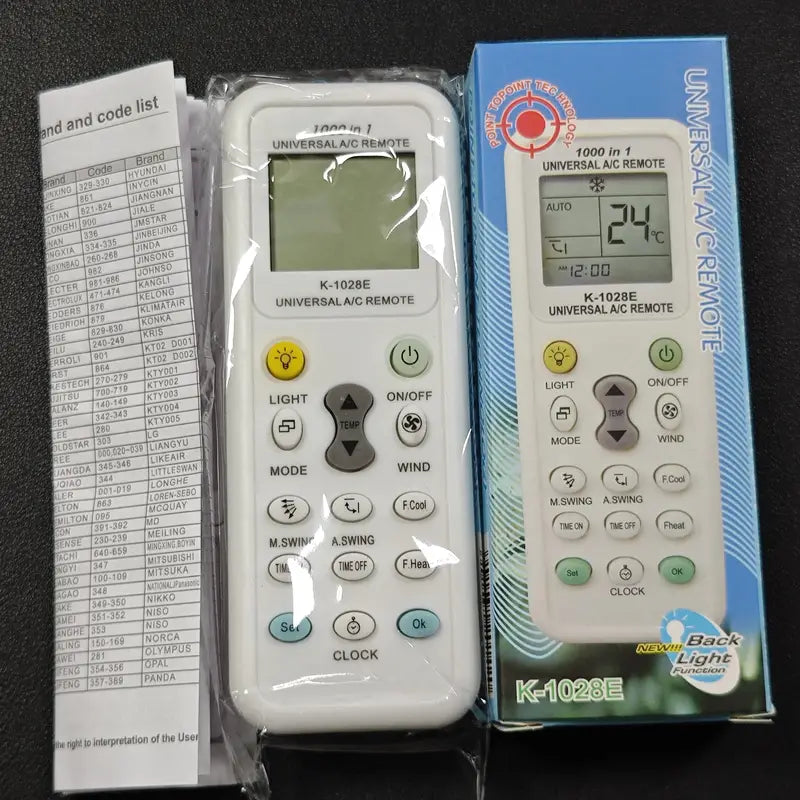 Universal A/C Remote Control - Compatible With Multiple Brands And Models - Little Tokyo SA