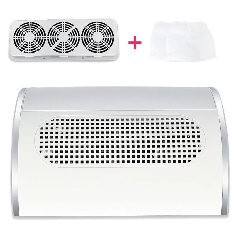 Aorlis Nail Dust Collector With Triple Fans - 40W - Little Tokyo SA