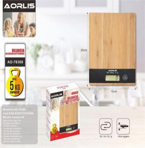Aorlis Cutting Board Scale Max 5kg - Little Tokyo SA