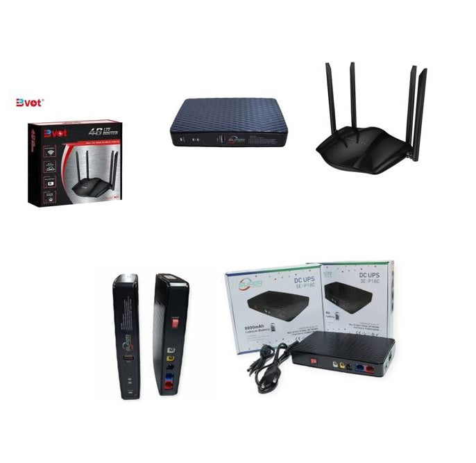 Bvot B27 Wireless Wifi Router 4G lite +SE-P18C 8800mah Mini UPS - Little Tokyo SA