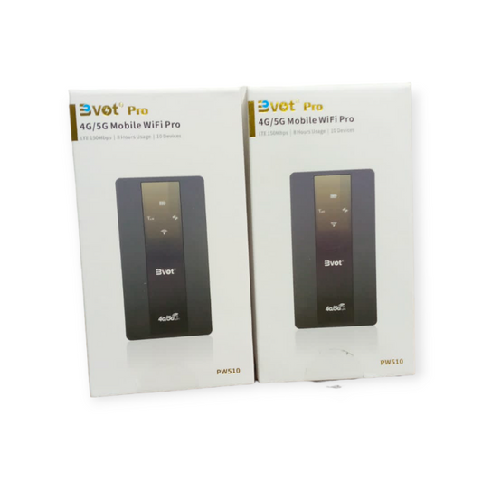 Bvot PW510 Pro 4g/5g Mobile Rechargeable Wifi Pocket Router - Little Tokyo SA