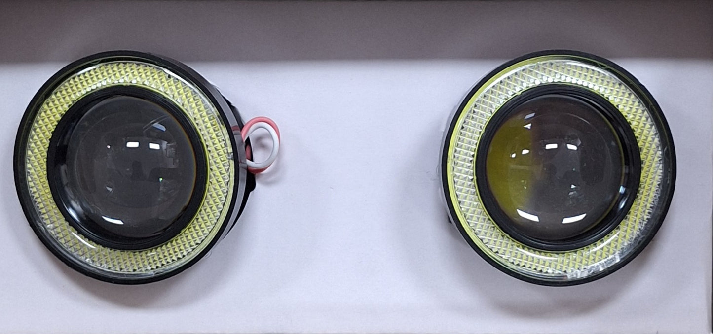 Universal White LED Fog Angel Eyes - Little Tokyo SA