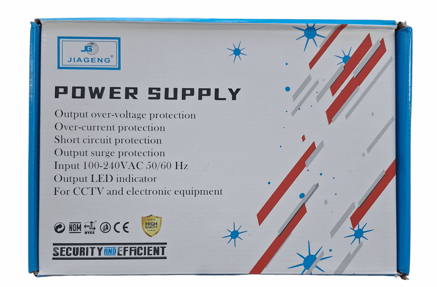 Little Tokyo SA 12V 30A CCTV power supply with switch mode DC output, designed for security camera systems.