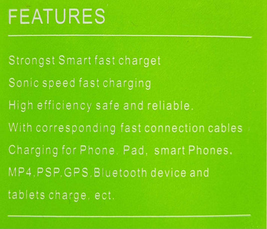6 USB 3.1A Output Fast Travel Charger