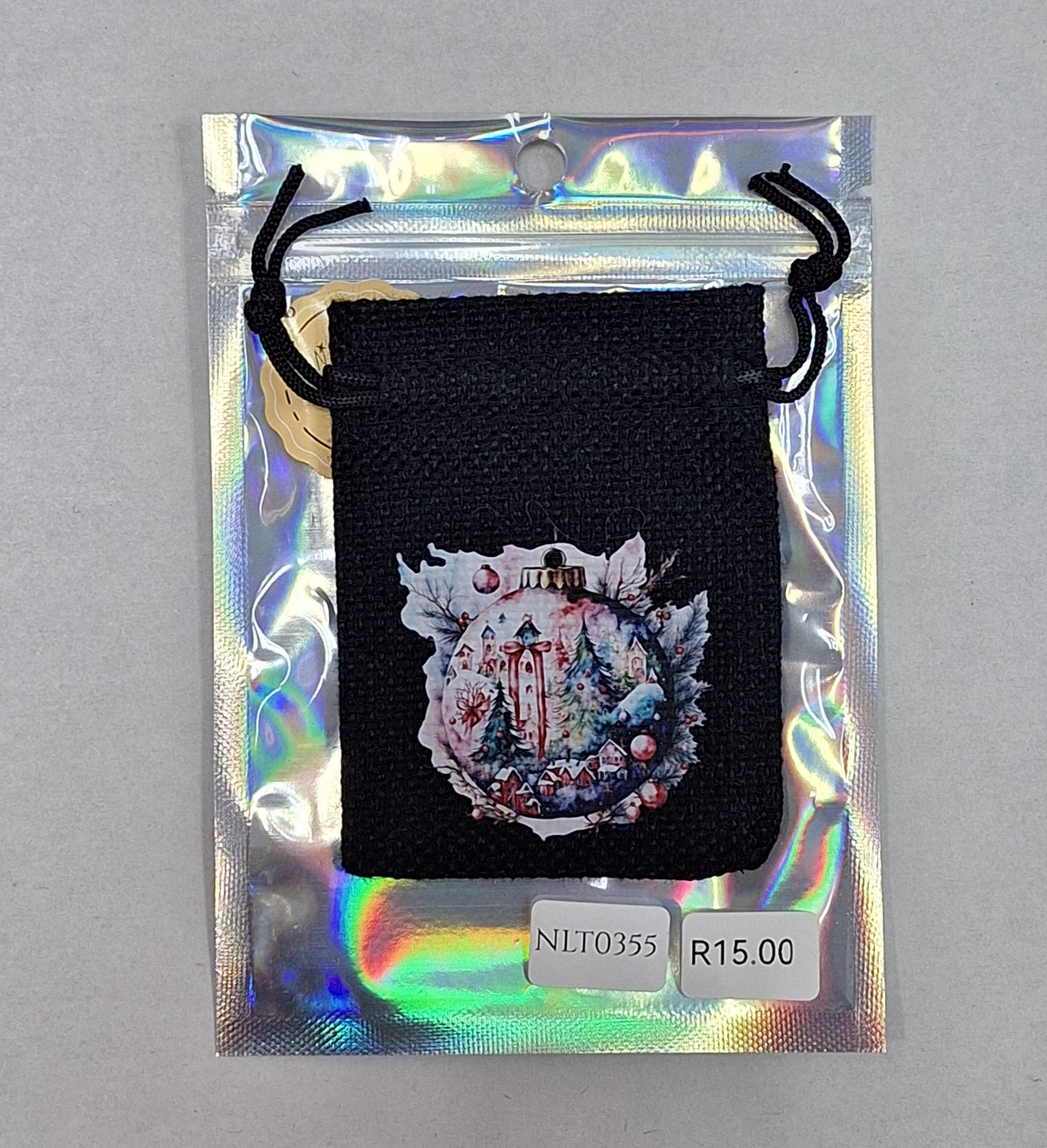 Christmas Themed Mini Drawstring Bag - Little Tokyo SA