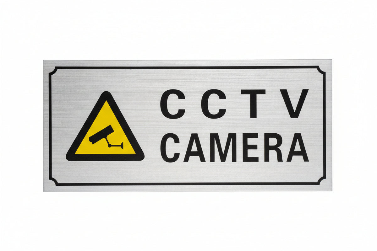 CCTV Camera Metal Sign