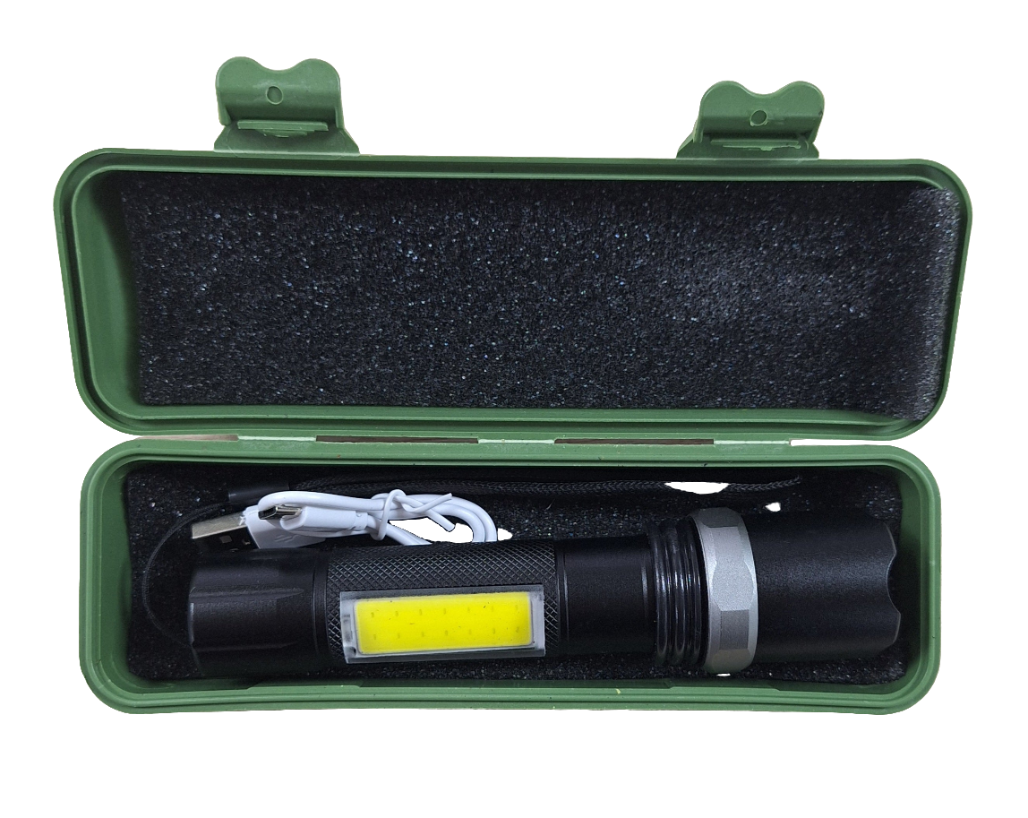 Rechargeable LED Torch - Little Tokyo SA