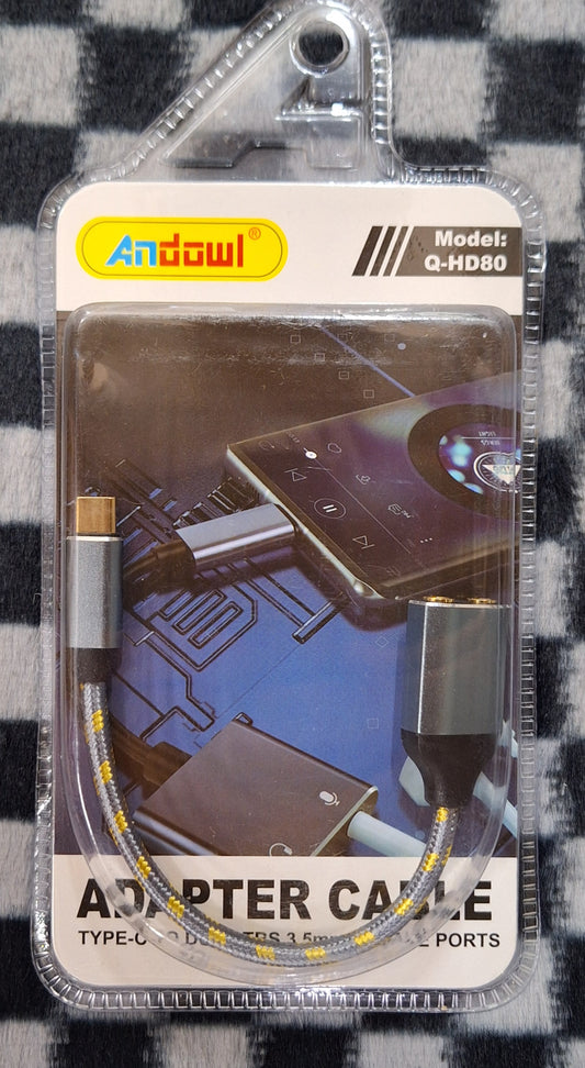 Type-C To Dual TRS 3.5mm Female Ports Adapter Cable - Little Tokyo SA