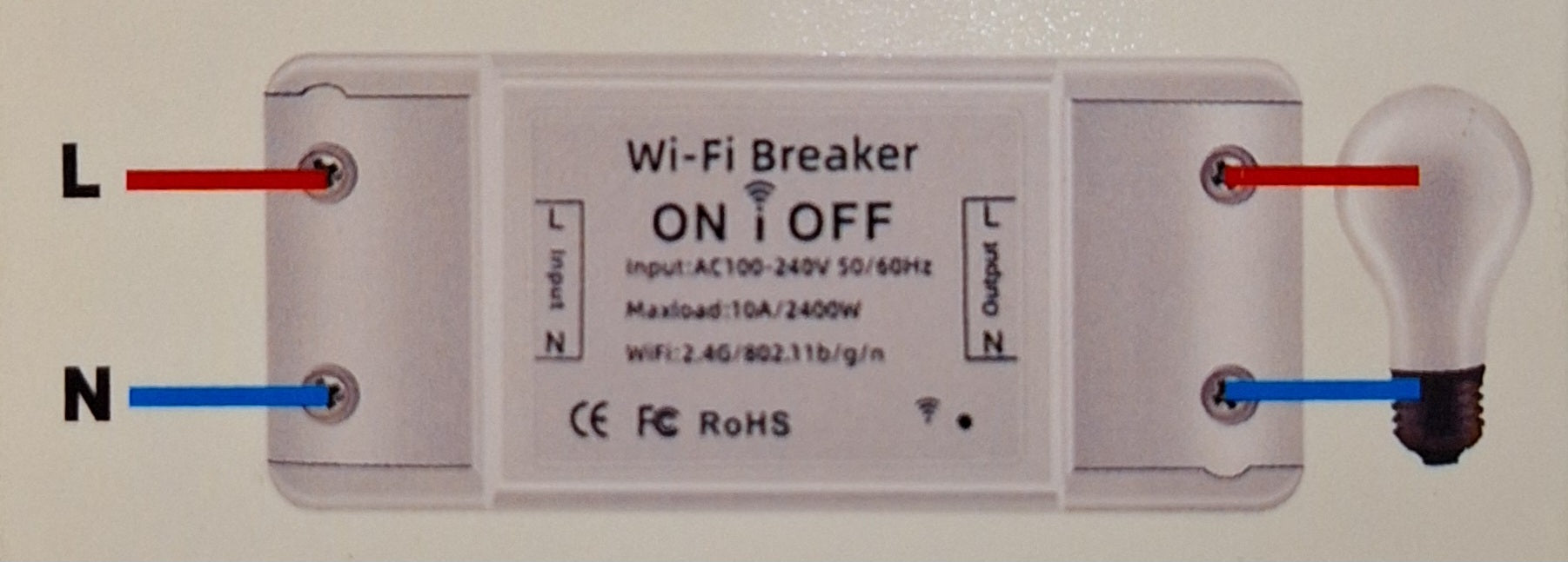 Wifi On & Off Smart Switch - Little Tokyo SA