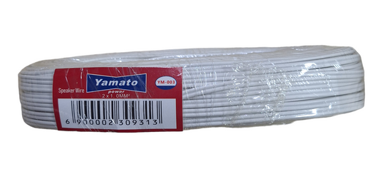 Yamato White Speaker Wire - 2x1.0mm² Approximately 90 meters - Little Tokyo SA