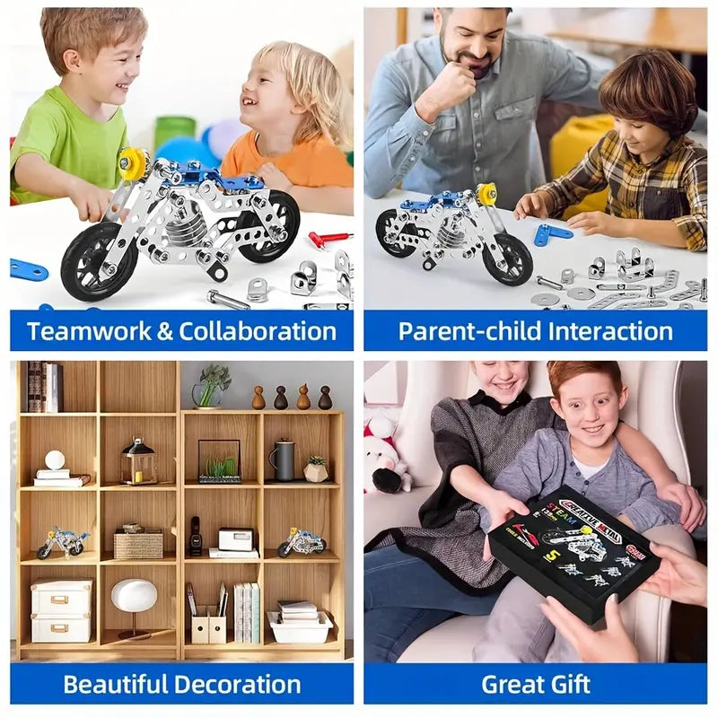 139pcs DIY Metal Puzzle Assembled Model Car - Little Tokyo SA