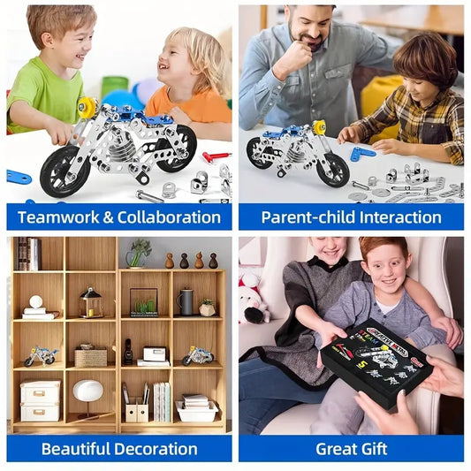 139pcs DIY Metal Puzzle Assembled Model Car - Little Tokyo SA