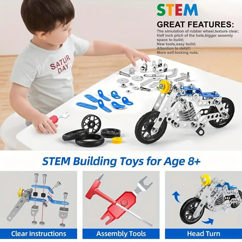 139pcs DIY Metal Puzzle Assembled Model Car - Little Tokyo SA
