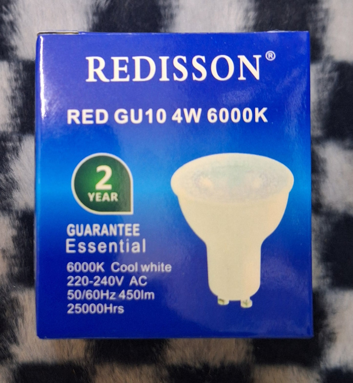 Redisson GU10 4 watt downlight by Little Tokyo SA with a sleek design, shown installed in a ceiling.
