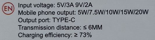 20 Watts Wireless Mobile Phone Fast Charger - Little Tokyo SA